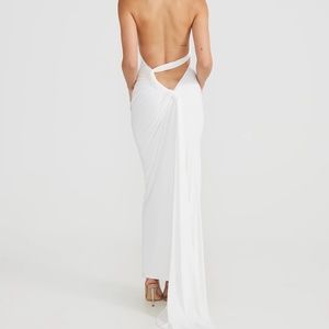 Melani Ivana Multi-way Gown Halter Size Medium New with Tags Wedding Bridesmaid